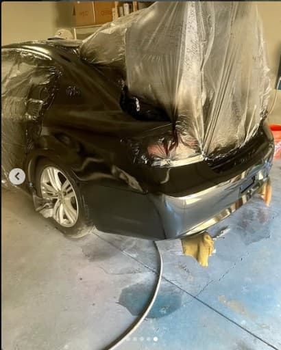 Rear Bumper & Dent Repair after